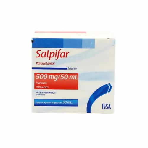 Salpifar 4 Ampolletas De 500 Mg