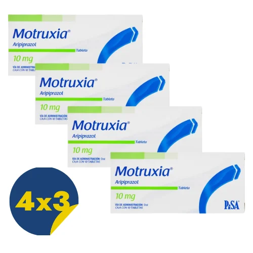 Comprar Motruxia 10 Mg Con 10 Tabletas Pack 4x3