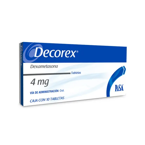 Comprar Decorex 4 Mg Con 10 Tabletas