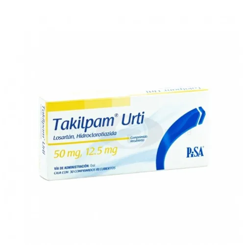 Takilpam Urti 50/12.5 Mg Con 30 Comprimidos