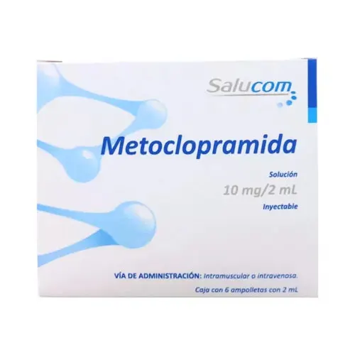 Metoclopramida 10Mg/2Ml Con 6 Ampolletas