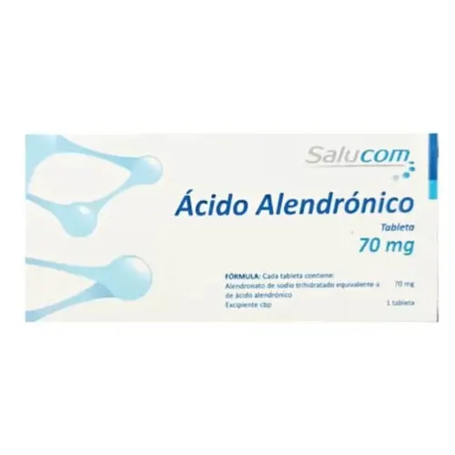 Ácido Alendrónico 70 Mg Con 4 Tabletas