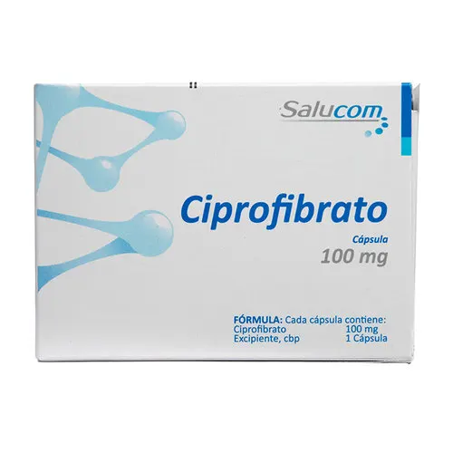 Ciprofibrato 100 Mg Con 30 Cápsulas