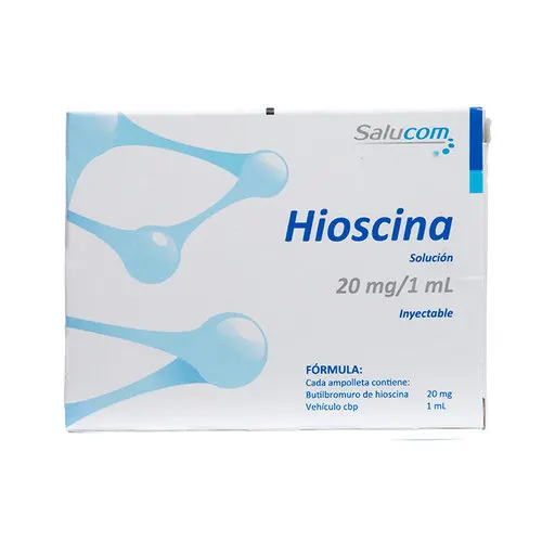 Butilhioscina 20 Mg/Ml Con 3 Ampolletas