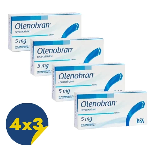 Comprar Olenobran 5 Mg Con 30 Tabletas Pack 4x3