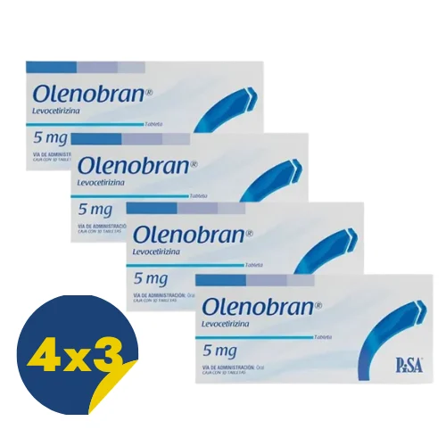 Comprar Olenobran 5 Mg Con 10 Tabletas Pack 4x3