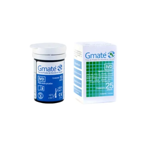 Gmate Tiras Reactivas Con 25 Piezas