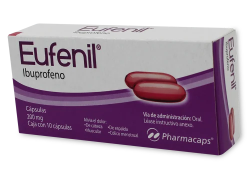 Comprar Eufenil 200 Mg Con 10 Cápsulas