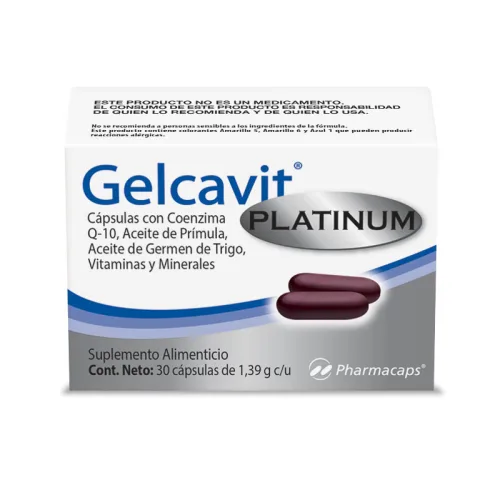 Gelcavit Platinum con 30 Cápsulas