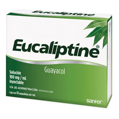 Eucaliptine 100 mg Con 10 Ampolletas