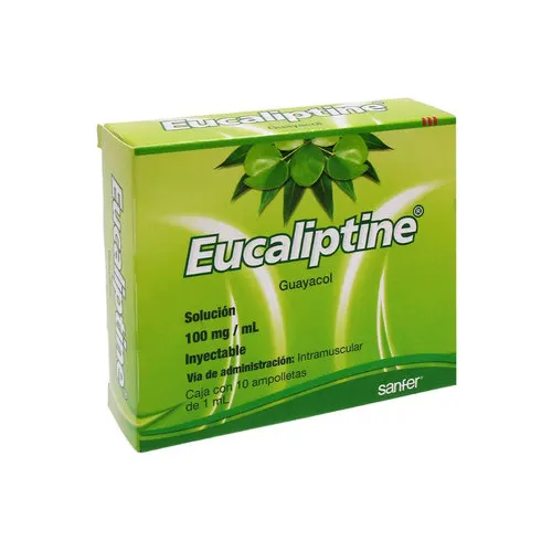 Eucaliptine 1 ml Ampolleta C10 (Guayacol)