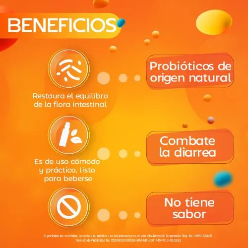 Sinuberase Probióticos en Suspensión 10 Ampolletas