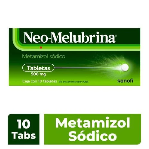 Neo-Melubrina Dolor intenso 10 Tabletas de 500 mg