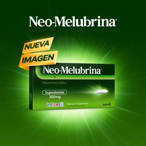 Neo-Melubrina Supositorios 5 Piezas de 300 mg
