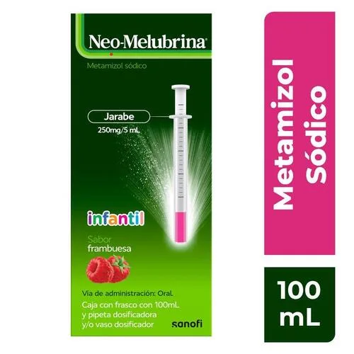 Comprar Neo-Melubrina 250 Mg Jarabe Infantil Sabor Frambuesa 100 Ml