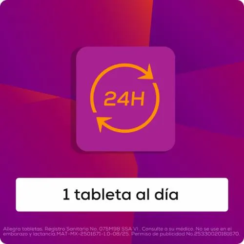 Allegra Antihistamínico 10 tabletas x 180 mg