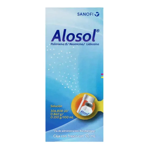 Alosol Solución Bucal 306.808 Ui/0.860 G/0.260 G Solución Spray 20 Ml
