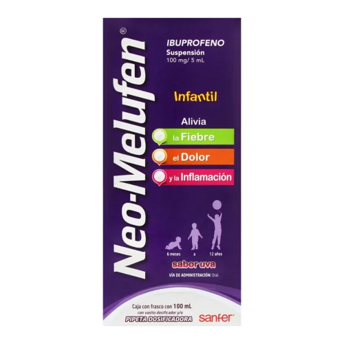 Comprar Neo Melufen 100 Mg Con 100 Ml Suspensión