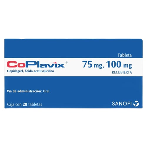 Comprar Coplavix 75/100 Mg Con 28 Tabletas