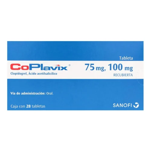 Coplavix 75/100 Mg Con 28 Tabletas
