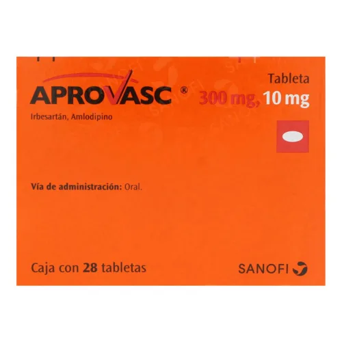 Comprar Aprovasc 300/10 Mg Con 28 Tabletas