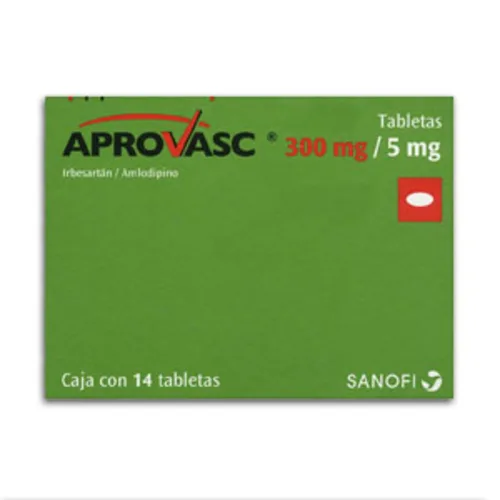 Comprar Aprovasc 300/5 Mg Con 14 Tabletas