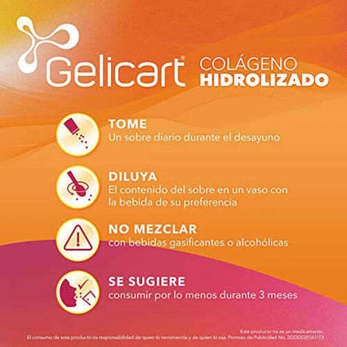 Comprar Gelicart Colágeno Hidrolizado 30 Sobres 10 Gr Pack 2 (Segunda Pieza Al 50% De Descuento)