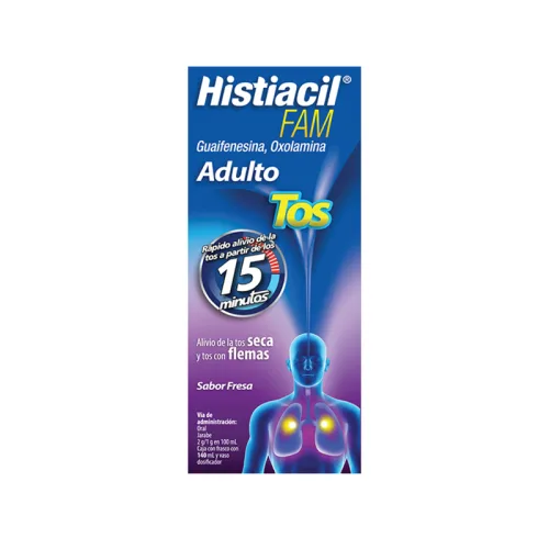 Comprar Histiacil Fam Adulto Jarabe Tos  2/1 G Con 140 ml