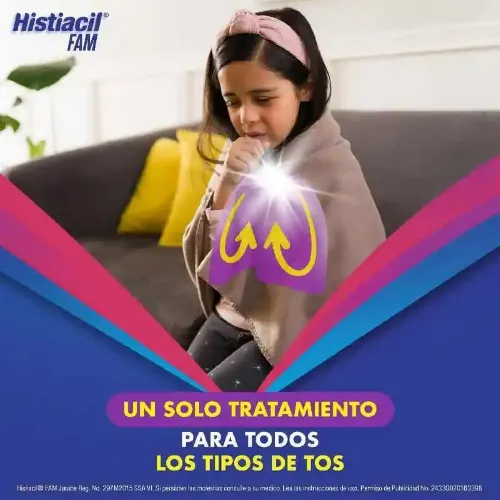 Histiacil FAM Jarabe Infantil Sabor Fresa 140 ml