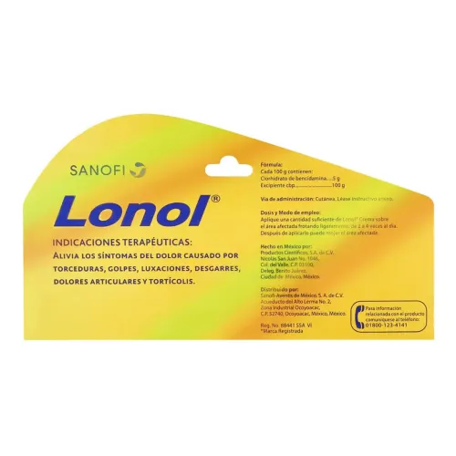 Comprar Lonol 5 G Con 60 G De Crema