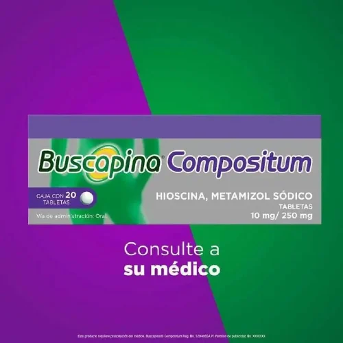 Buscapina Compositum 10/250 Mg Con 20 Tabletas