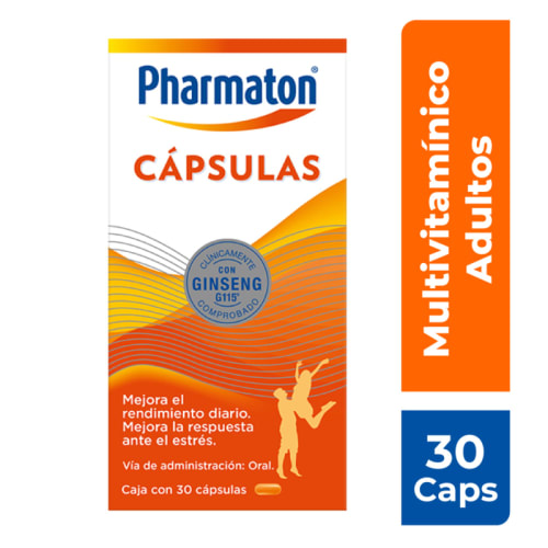 Comprar Pharmaton Multivitamínico Adultos Con 30 Cápsulas