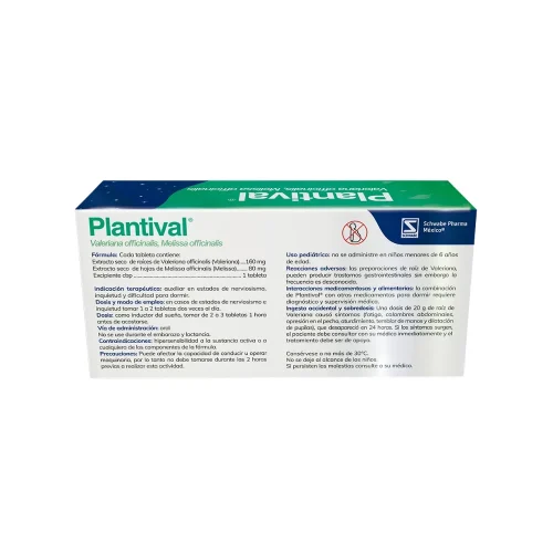 Plantival 160/80 Mg Con 40 Tabletas