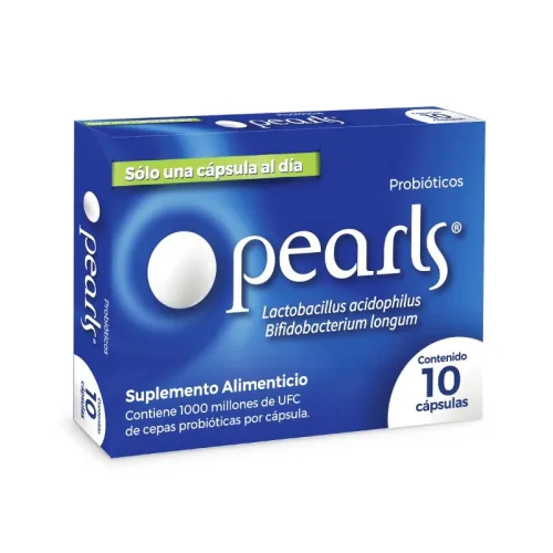 Pearls Lactobacilos con 10 Cápsulas