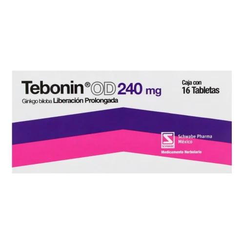 Comprar Tebonin Od 240 Mg Con 16 Tabletas De Liberación Prolongada