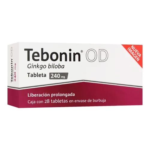 Tebonin OD con 28 Tabletas de 240 mg