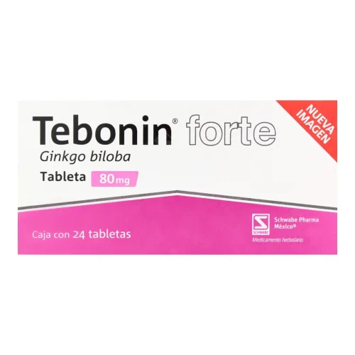 Comprar Tebonin Forte 80 Mg Con 24 Tabletas