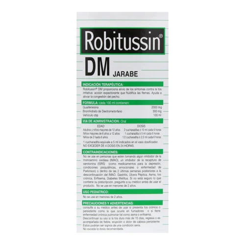 Comprar Robitussin Dm 2/0.3 G Jarabe Con 150 Ml