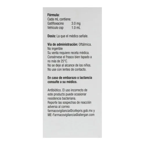 Zymar 0.3 % Con 5 Ml De Solución