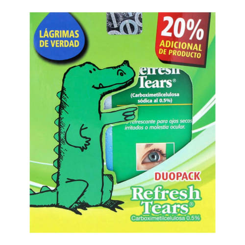 Comprar Refresh Tears 0.5% Solución Oftálmica 15 Ml + 3 Ml Pack