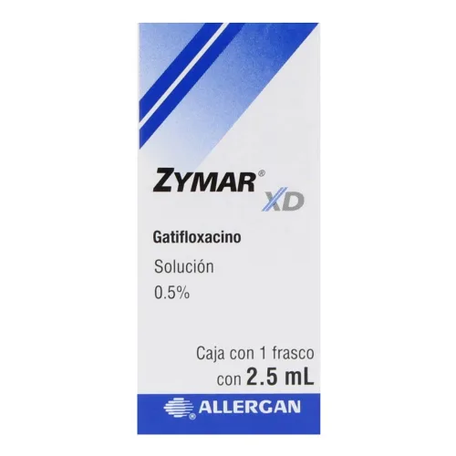 Comprar Zymar Xd 0.5% SoluciÓN OftÁLmica Con 2.5 Ml