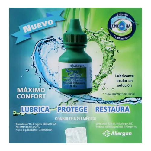 Refresh Fusion Con 10 Ml De Solución