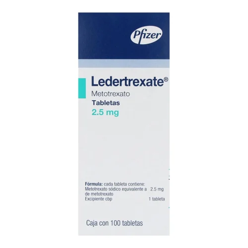 Ledertrexate 2.5 Mg Con 100 Tabletas