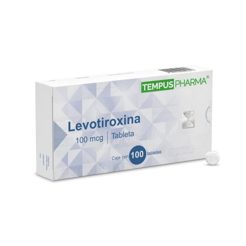 Comprar Levotiroxina 100 Mcg Con 100 Tabletas