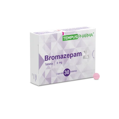 Comprar Bromazepam 3 Mg Con 30 Tabletas