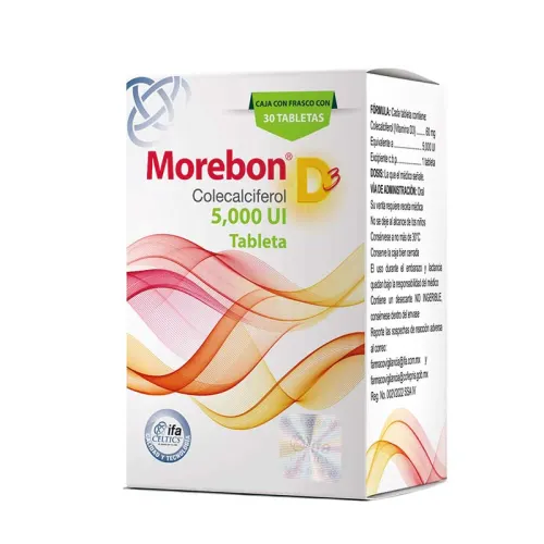 Comprar Morebon 5000 Ui Con 30 Tabletas