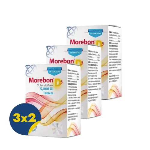 Comprar Morebon 5000 Ui Con 60 Tabletas 3X2