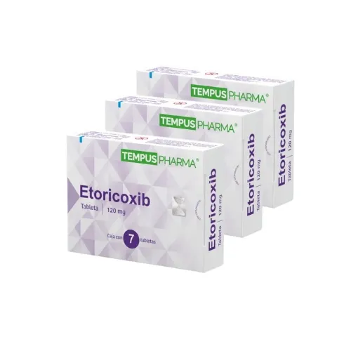 Comprar Etoricoxib 120 Mg Con 7 Tabletas Pack 3×2