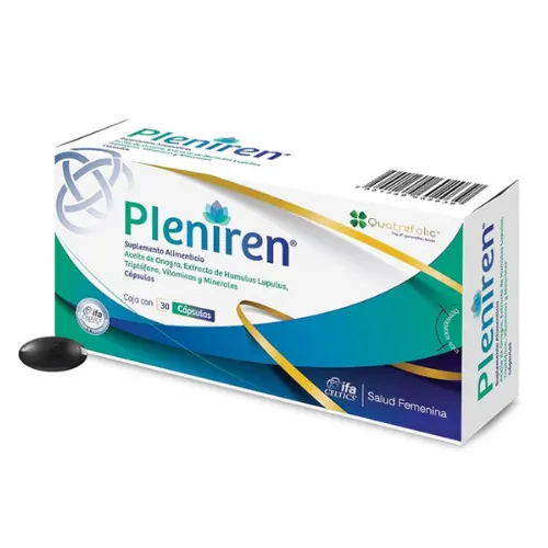 Pleniren +40 30 cápsulas, multivitamínico para adultos mayores