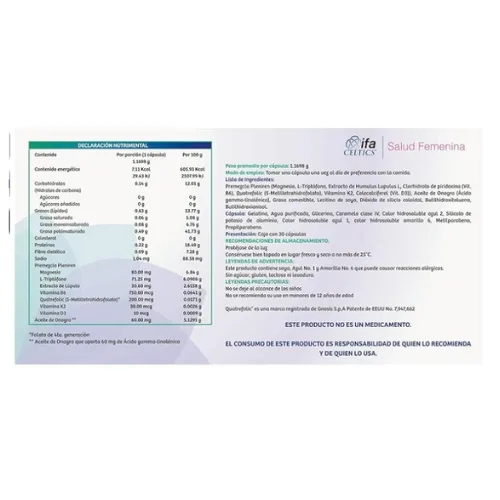 Pleniren +40 30 cápsulas, multivitamínico para adultos mayores